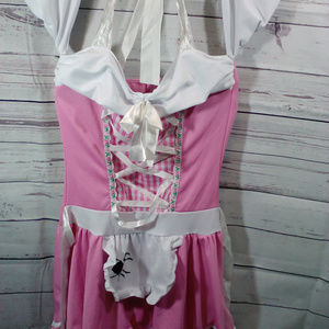 Costume Waitress Black Spider Dress